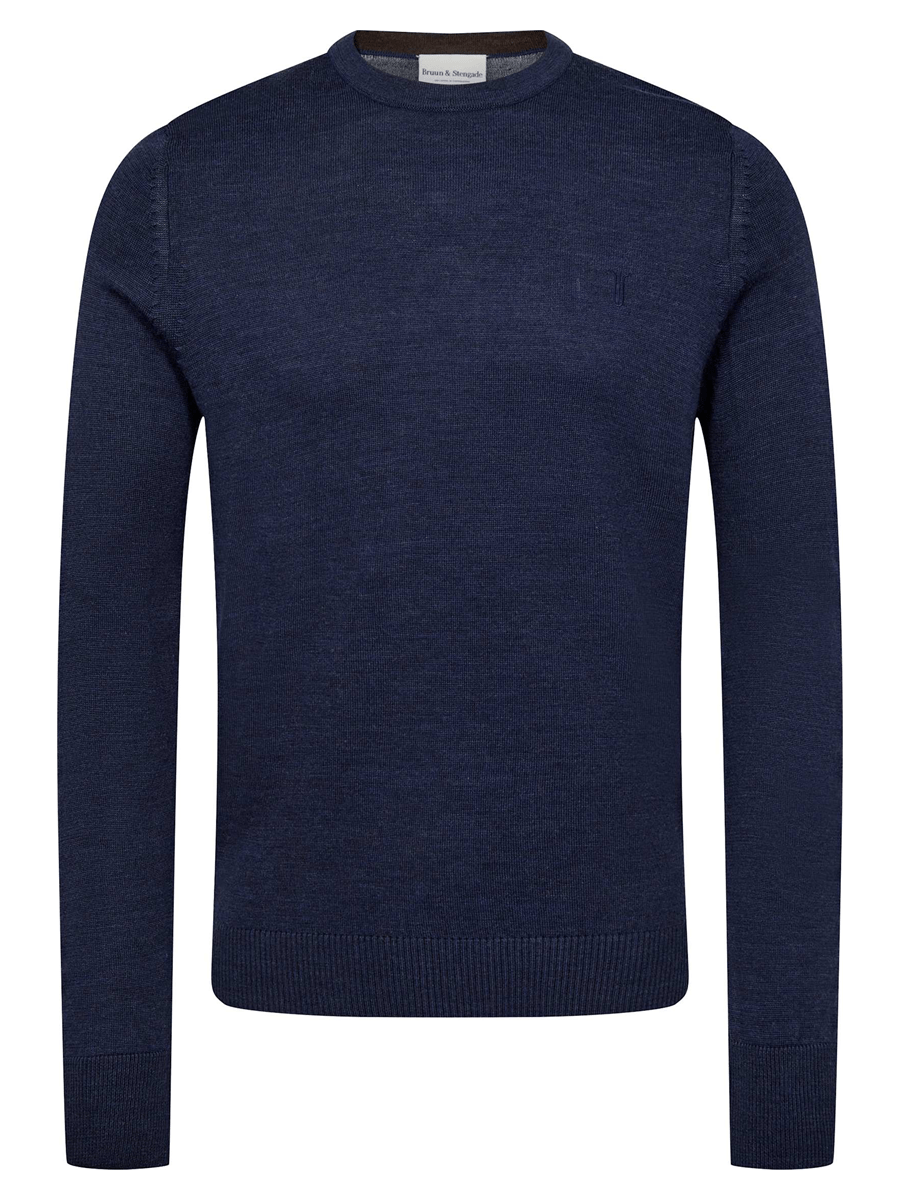 Bruun & Stengade Strik & Sweat 2502-04001-thunder_S - Bygholm Menswear